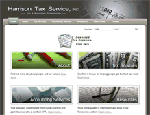 Tablet Screenshot of harrisontax.com